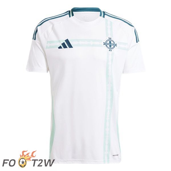 Maillot Equipe De Irlande Du Nord Exterieur Blanc 2024/2025