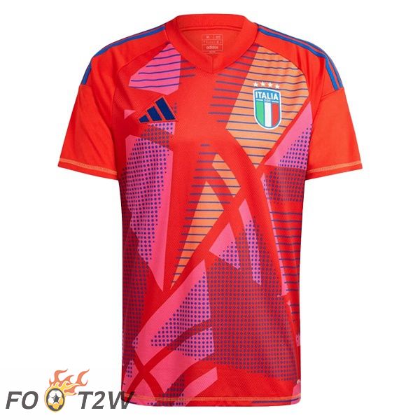 Maillot Equipe De Italie Gardien De but Rouge 2024/2025