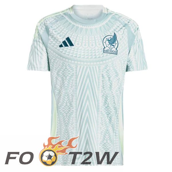 Maillot Equipe De Mexique Exterieur Bleu Blanc 2024/2025