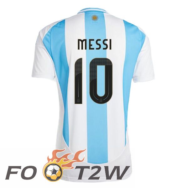 Maillot Equipe De Argentine (MESSI 10) Domicile Bleu Blanc 2024/2025