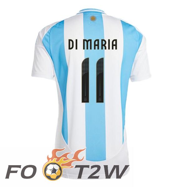 Maillot Equipe De Argentine (DI MARIA 11) Domicile Bleu Blanc 2024/2025