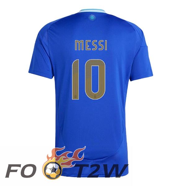 Maillot Equipe De Argentine (MESSI 10) Exterieur Bleu 2024/2025