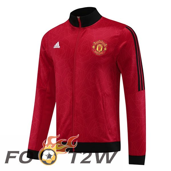 Veste Foot Manchester United Rouge 2024/2025