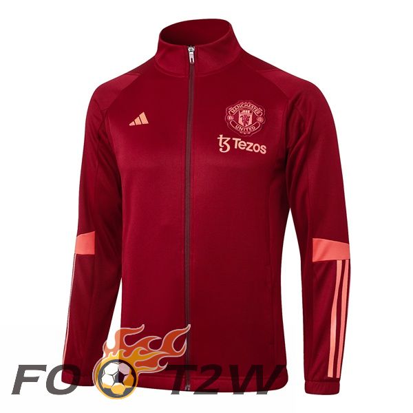 Veste Foot Manchester United Rouge 2024/2025