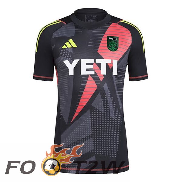 Maillot De Foot Austin FC Gardien De but Noir 2024/2025