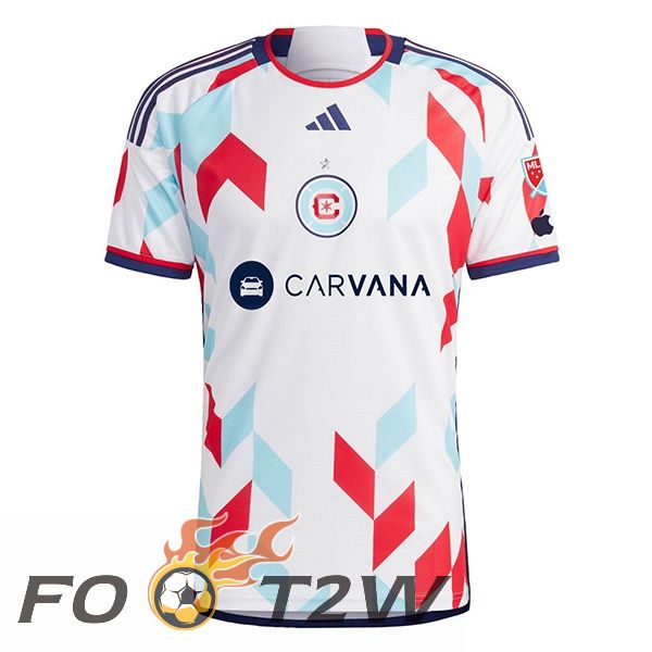 Maillot De Foot Chicago Fire FC Exterieur Blanc 2024/2025