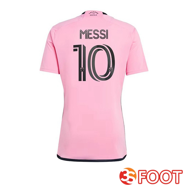 Maillot De Foot Inter Miami CF (MESSI 10) Domicile Rose 2024/2025