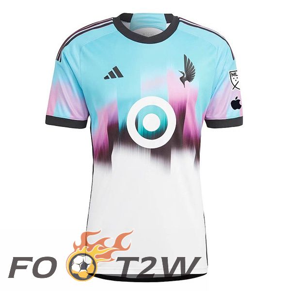 Maillot De Foot Minnesota United Exterieur Bleu Blanc 2024/2025