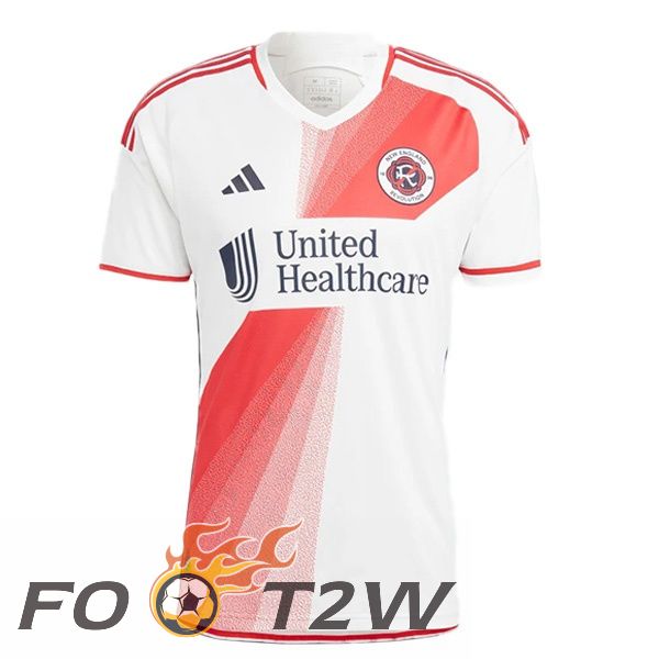 Maillot De Foot New England Revolution Exterieur Blanc 2024/2025