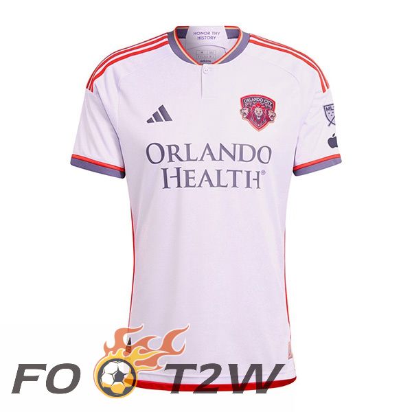 Maillot De Foot Orlando City SC Exterieur Blanc 2024/2025