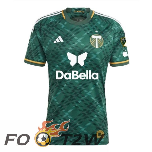 Maillot De Foot Portland Timbers Domicile Vert 2024/2025