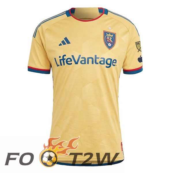 Maillot De Foot Real Salt Lake Exterieur Bleu Jaune 2024/2025