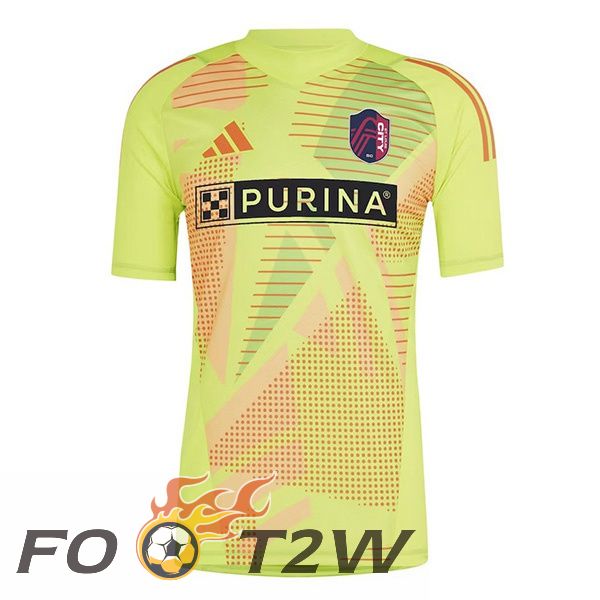 Maillot De Foot St.Louis City FC Gardien De but Jaune 2024/2025