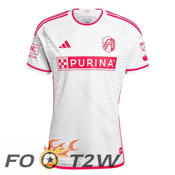 Maillot De Foot St.Louis City FC Exterieur Blanc 2024/2025