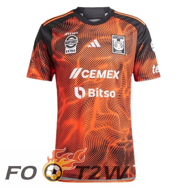 Maillot De Foot Tigres UANL Third Orange 2024/2025