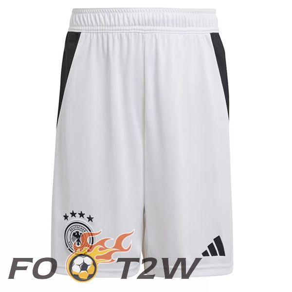 Short De Foot Allemagne Domicile Blanc 2024/2025