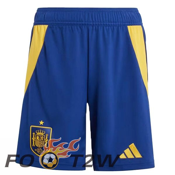 Short De Foot Espagne Domicile Bleu Royal 2024/2025