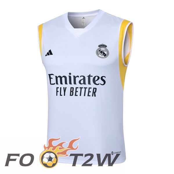 Gilet Foot Real Madrid Blanc 2024/2025