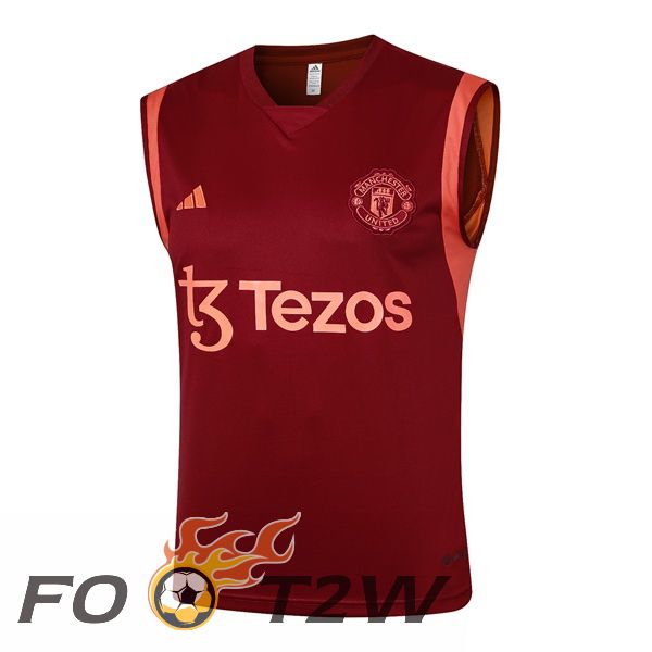 Gilet Foot Manchester United Rouge 2024/2025