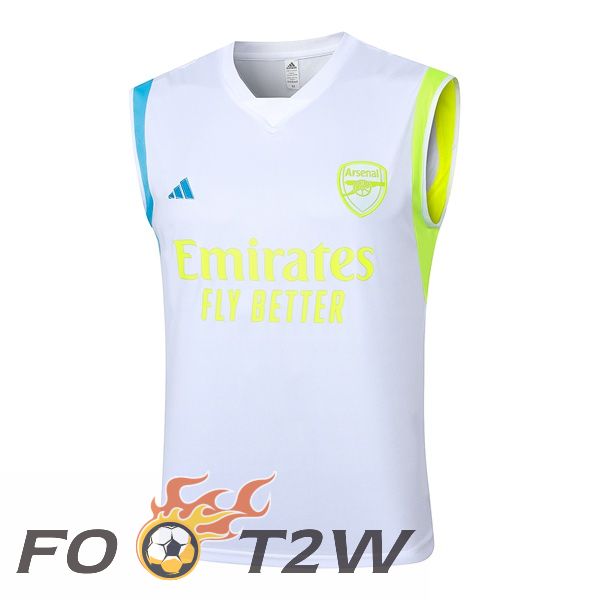 Gilet Foot Arsenal Blanc 2024/2025