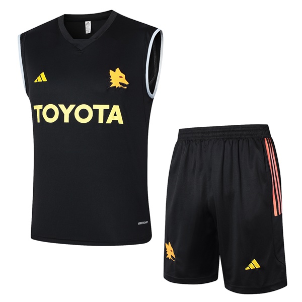 Gilet De Foot AS Roma + Shorts Noir 2024/2025