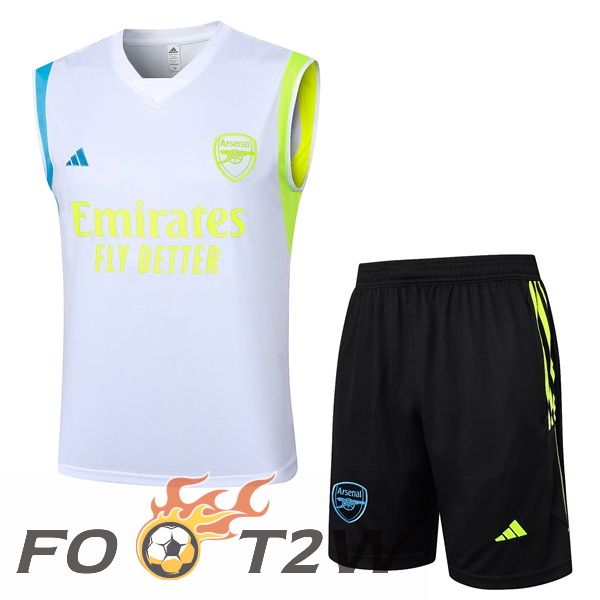 Gilet Foot Arsenal + Shorts Blanc 2024/2025