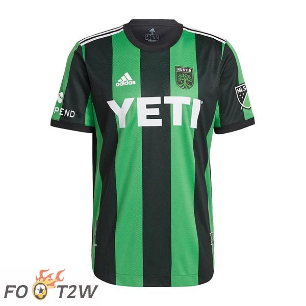 Maillot Foot Austin FC Domicile Vert Noir 2022