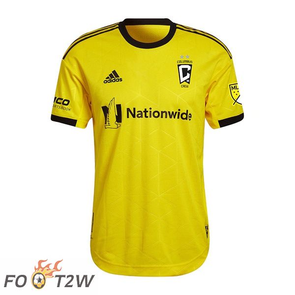 Maillot Foot Columbus Crew Domicile Jaune 2022