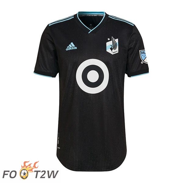 Maillot Foot Minnesota United Domicile Noir 2022