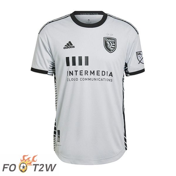 Maillot Foot San Jose Earthquakes Exterieur Gris 2022