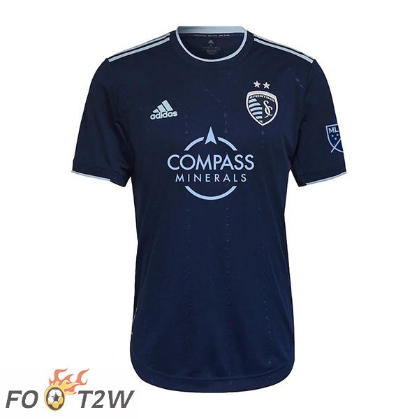 Maillot Foot Sporting Kansas City Exterieur Bleu 2022