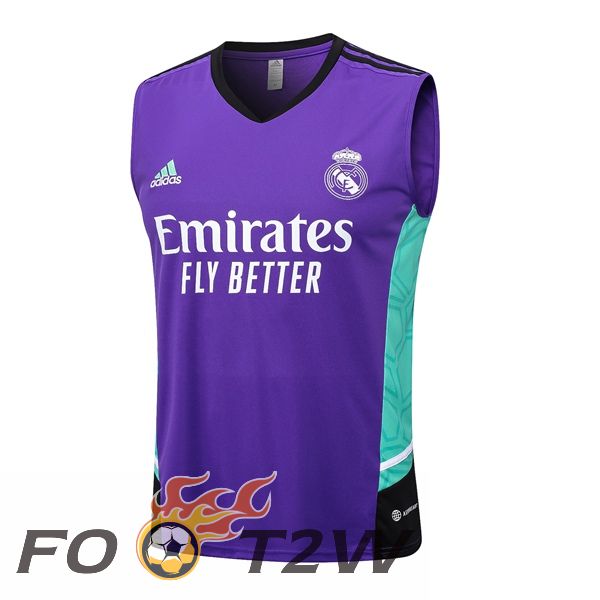 Gilet De Foot Real Madrid Pourpre 2023/2024