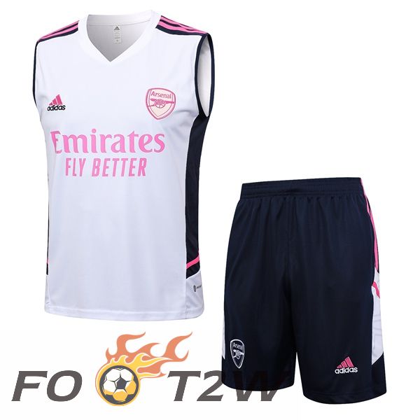 Gilet De Foot Arsenal + Shorts Blanc 2023/2024