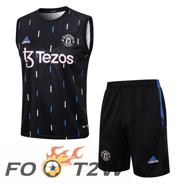 Gilet De Foot Manchester United + Shorts Noir 2023/2024