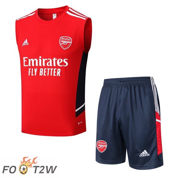 Gilet De Foot Arsenal + Shorts Rouge 2022/2023