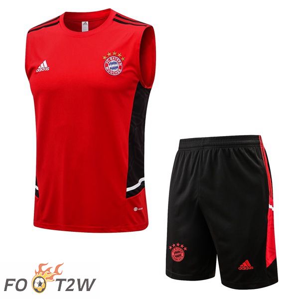 Gilet De Foot Bayern Munich + Shorts Rouge 2022/2023