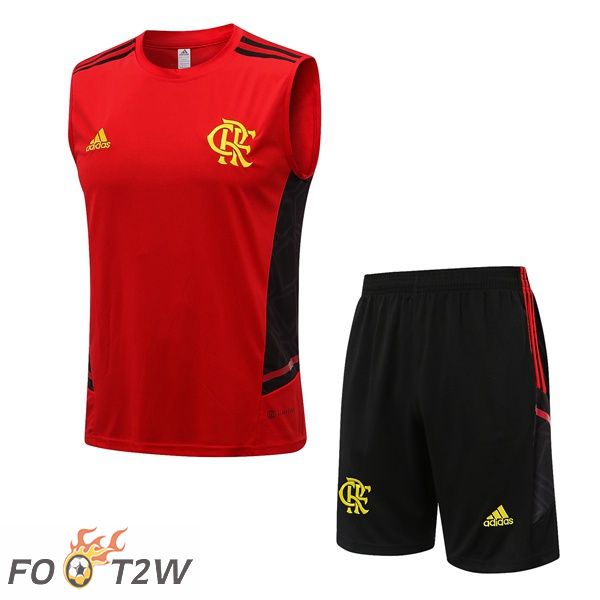 Gilet De Foot Flamengo + Shorts Rouge 2022/2023