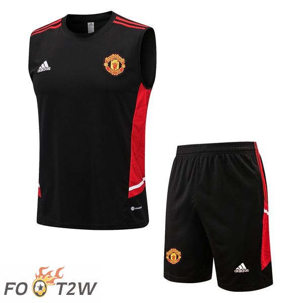 Gilet De Foot Manchester United + Shorts Noir 2022/2023