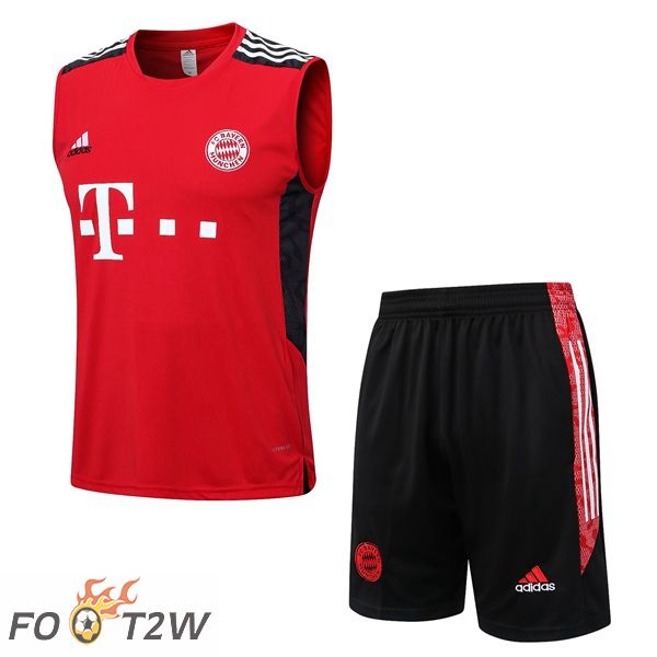 Gilet De Foot Bayern Munich + Shorts Rouge 2022/2023