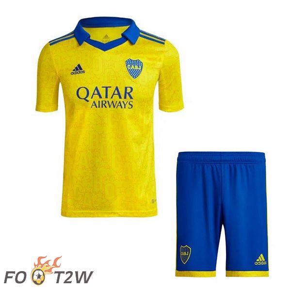 Maillot de Foot Boca Juniors Enfant Third Jaune 2022/2023