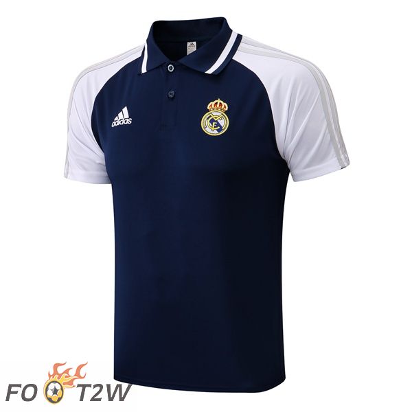 Polo Foot Real Madrid Bleu Royal 2021/2022