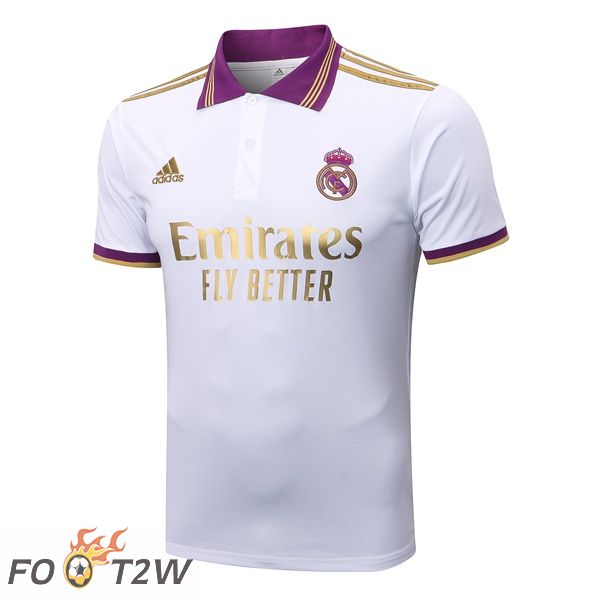 Polo Foot Real Madrid Blanc 2022/2023