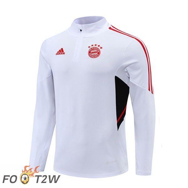 Training Sweatshirt Bayern Munich Blanc 2022/2023