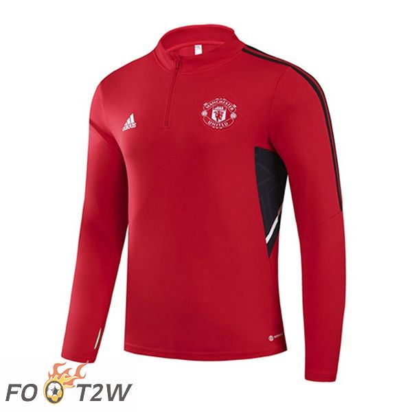 Training Sweatshirt Manchester United Rouge 2022/2023