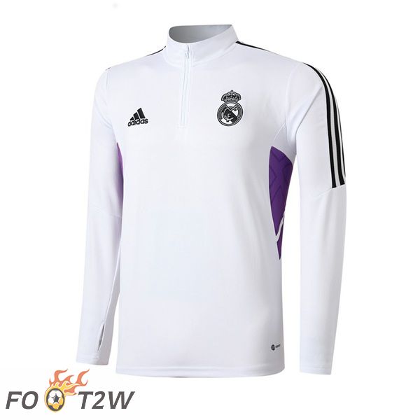 Training Sweatshirt Real Madrid Blanc 2022/2023