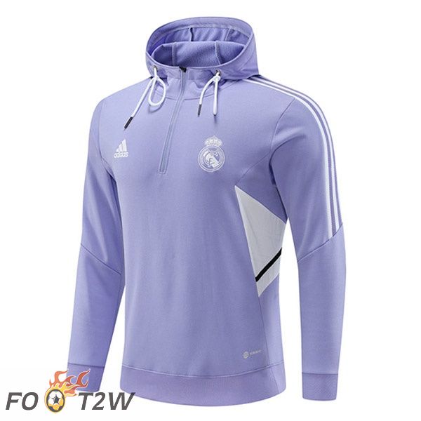 Sweatshirt à Capuche Real Madrid Pourpre 2022/2023