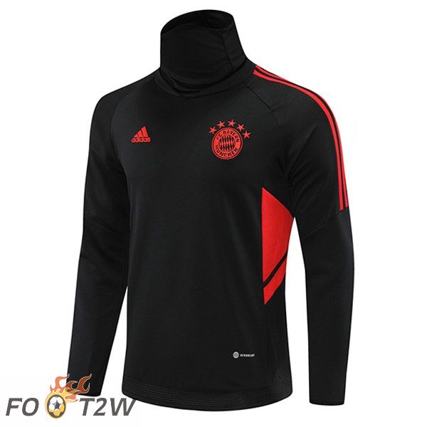 Training Sweatshirt Bayern Munich Col haut Noir 2022/2023