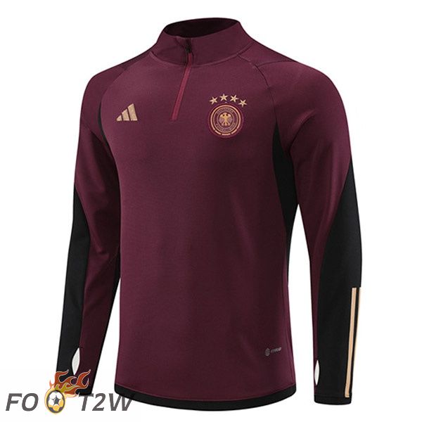 Training Sweatshirt Allemagne Rouge 2022/2023