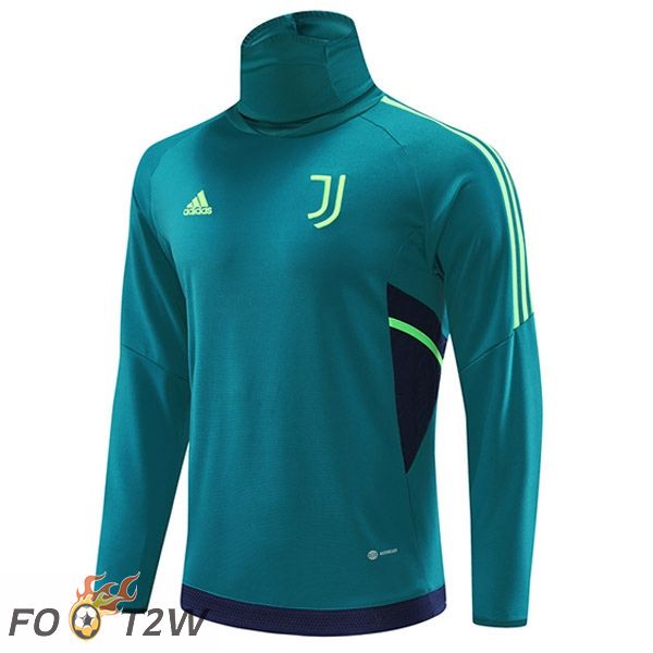 Training Sweatshirt Juventus Col haut Vert 2022/2023