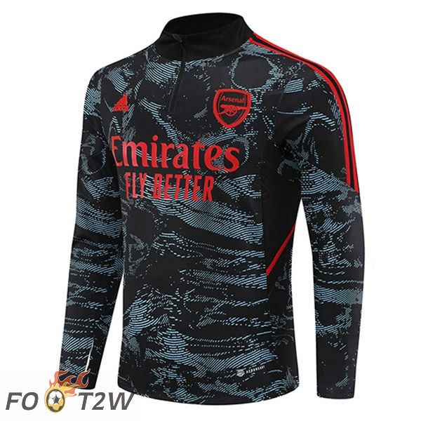 Training Sweatshirt Arsenal Bleu Rouge 2022/2023